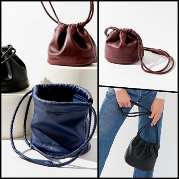 Urban Outfitters Mini Drawstring Bucket Bag NWOT - Picture 1 of 8